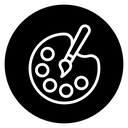 Brush and Palette icon