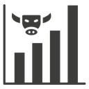 Bull market icon