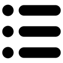 Bulleted List Circle Bullets icon