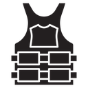 Bulletproof vest icon