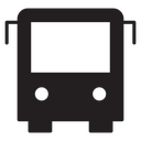 Bus Black Filled icon
