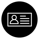 Business card icon
