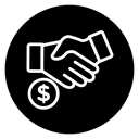 Business deal icon