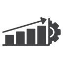 Business performance icon