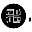 Button on off icon
