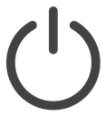 Button on off icon