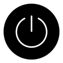 Button on off icon
