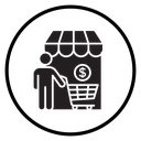 Buyer, shopper icon
