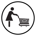 Buyer, shopper icon