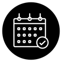 Calendar check 2 icon