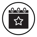 Calendar with event icon