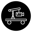 Camera crane icon