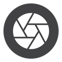 Camera shutter icon