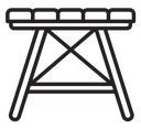 Camp table icon