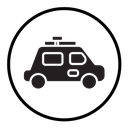 Camping car icon