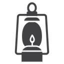 Camping lantern icon