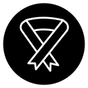 Cancer ribbon icon