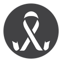 Cancer ribbon icon