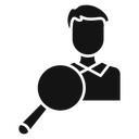 Candidate Black Filled icon
