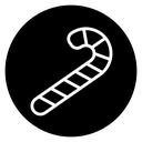 Candy cane icon