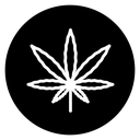 Cannabis leaf icon