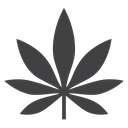 Cannabis leaf 3 icon