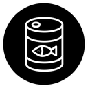 Canned food icon