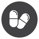 Capsule Black Filled icon