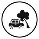 Car accident icon