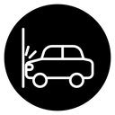 Car accident icon
