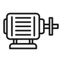 Car alternator icon