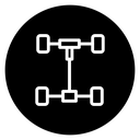 Car axle icon
