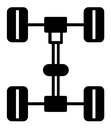 Car axle icon
