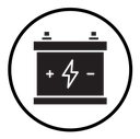 Car battery icon