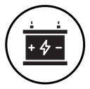 Car battery icon