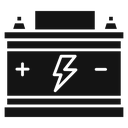 Car battery icon