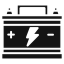 Car battery icon