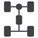 Car chassis icon