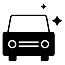 Car cleaning service icon