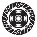 Car clutch icon