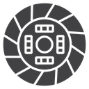 Car clutch icon