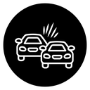Car crash icon