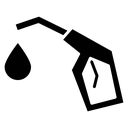 Car fuel Black Filled icon