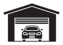 Car garage icon