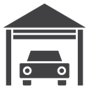 Car garage icon
