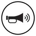 Car horn icon