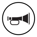Car horn icon