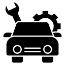 Car mechanic icon