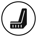 Car mud flap icon