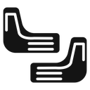 Car mud flap icon